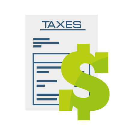 taxes concept design, vector illustration のイラスト素材