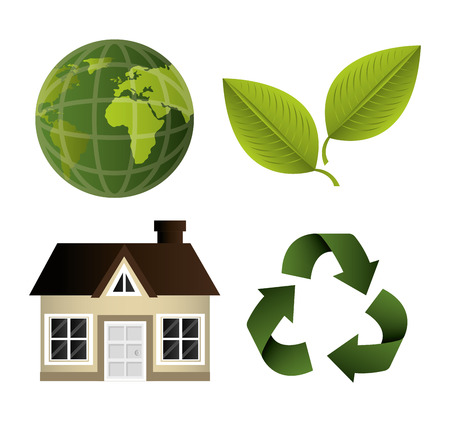 Green energy design, vector illustration のイラスト素材