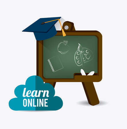 elearning digital design, vector illustration eps 10のイラスト素材