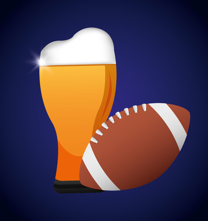 american football design, vector illustration eps10 graphicのイラスト素材