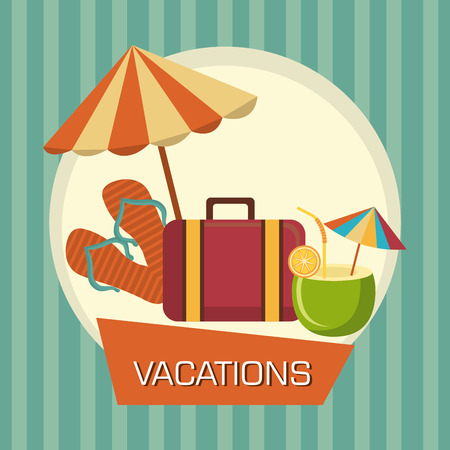 Summer digital design, vector illustration eps 10のイラスト素材