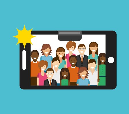 camera app design, vector illustration eps10 graphicのイラスト素材