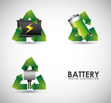 battery concept design, vector illustration eps10 graphicのイラスト素材