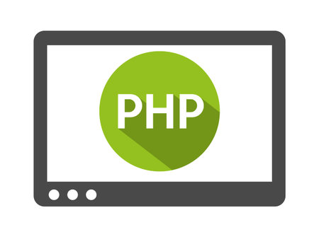 programming language design, vector illustration eps10 graphic