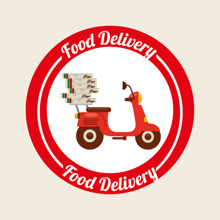 food delivery design, vector illustration eps10 graphicのイラスト素材