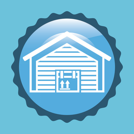 delivery service design, vector illustration graphicのイラスト素材