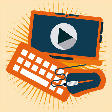 tech gadgets design, vector illustration graphicのイラスト素材