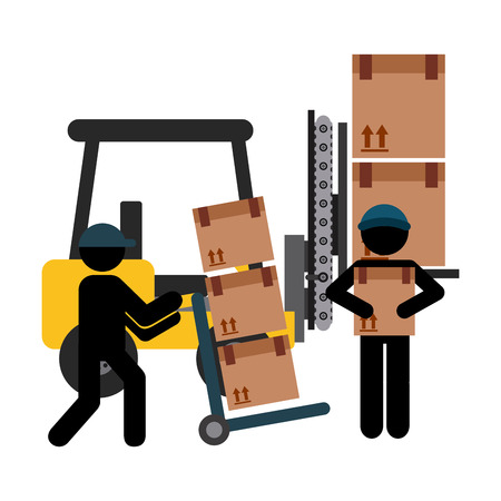 delivery service design, vector illustration eps10 graphicのイラスト素材