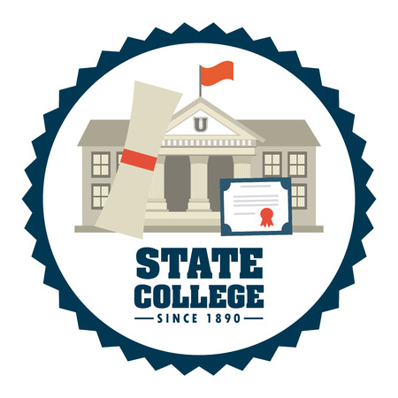 education concept design, vector illustration  graphicのイラスト素材