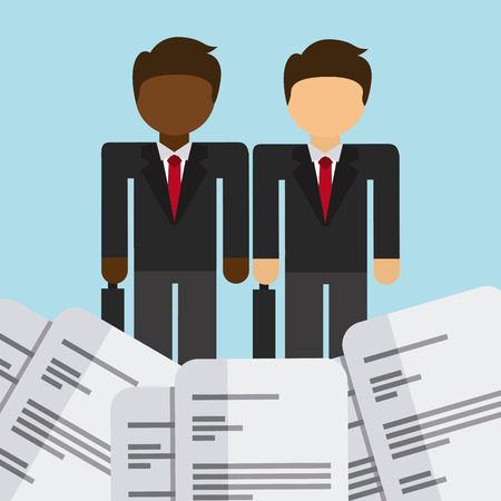 business people design, vector illustration graphicのイラスト素材