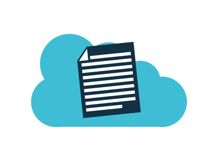 cloud computing design, vector illustration  graphicのイラスト素材