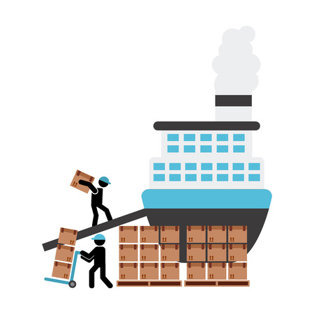 delivery service design, vector illustration eps10 graphicのイラスト素材