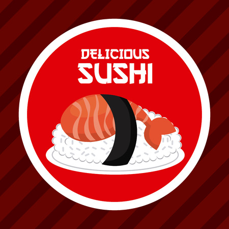 japanese food design, vector illustration eps10 graphicのイラスト素材