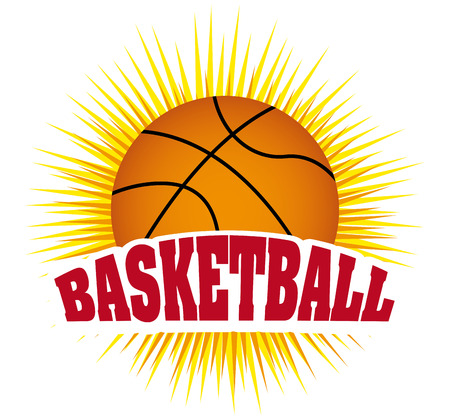 basketball sport design, vector illustration のイラスト素材