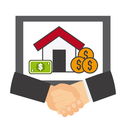 real estate design, vector illustration eps10 graphicのイラスト素材