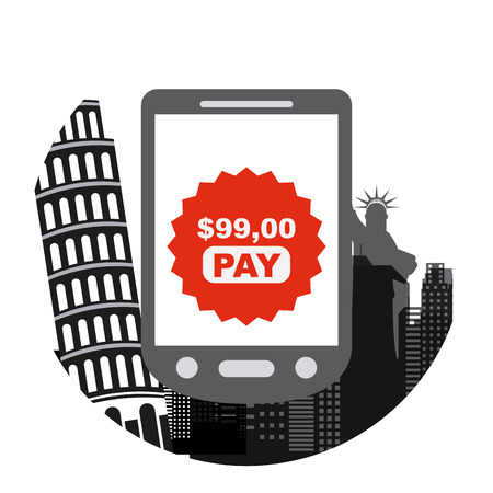 travel vacations design, vector illustration のイラスト素材