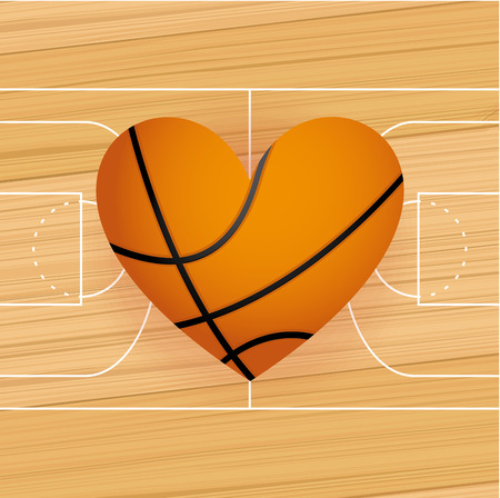 basketball sport design, vector illustration eps10 graphicのイラスト素材