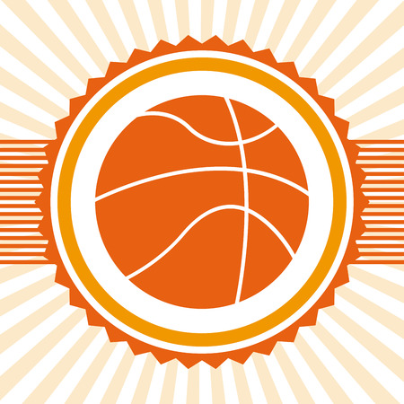 basketball sport design, vector illustration eps10 graphicのイラスト素材
