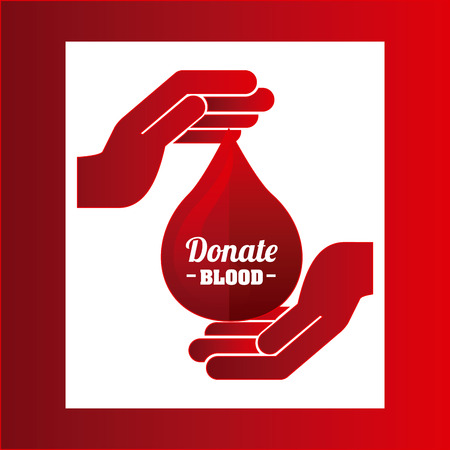 donate blood design, vector illustration eps10 graphicのイラスト素材