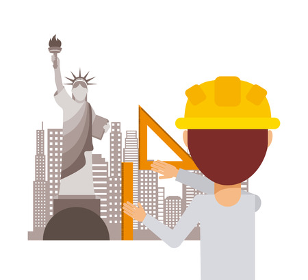 construction concept design, vector illustration eps10 graphicのイラスト素材
