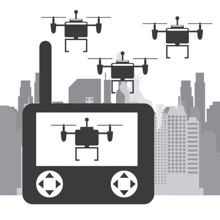 drone technology design, vector illustration eps10 graphic