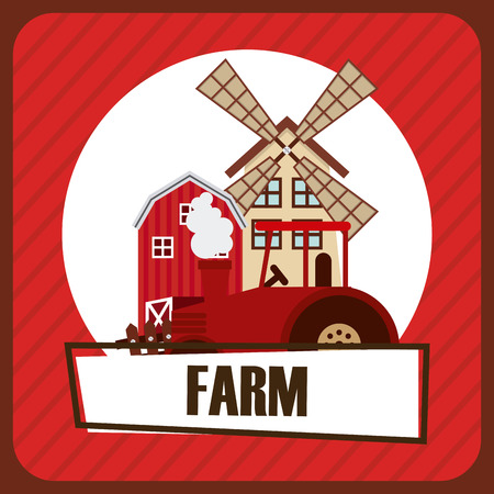 farm fresh design, vector illustration eps10 graphicのイラスト素材