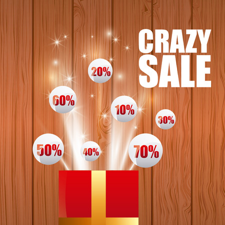 crazy sale design, vector illustration eps10 graphicのイラスト素材