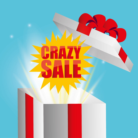 crazy sale design, vector illustration eps10 graphicのイラスト素材