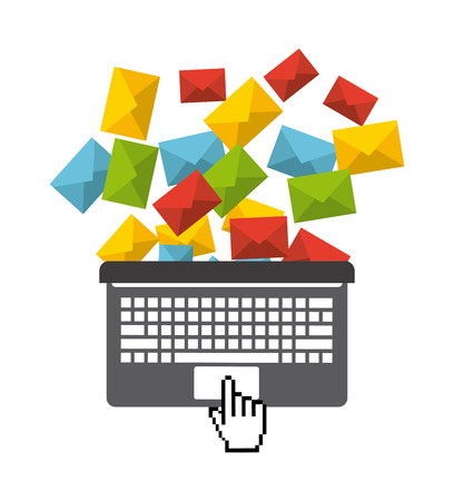 social media design, vector illustrationのイラスト素材
