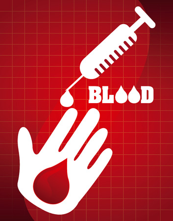 donate blood design, vector illustration eps10 graphicのイラスト素材