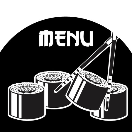 japanese food design, vector illustration eps10 graphicのイラスト素材