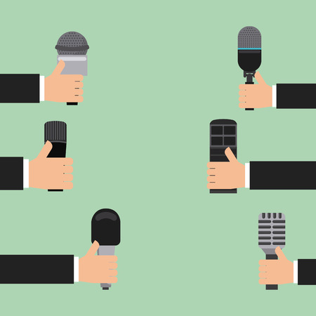 microphone icon design, vector illustration  のイラスト素材