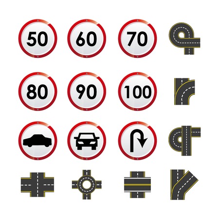 road infographics design, vector illustration  のイラスト素材
