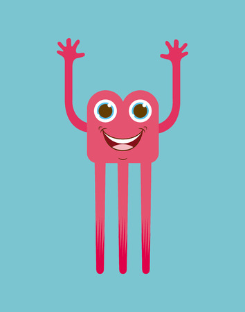 cute monster design, vector illustration  のイラスト素材