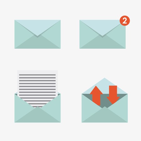 message concept design, vector illustration  のイラスト素材