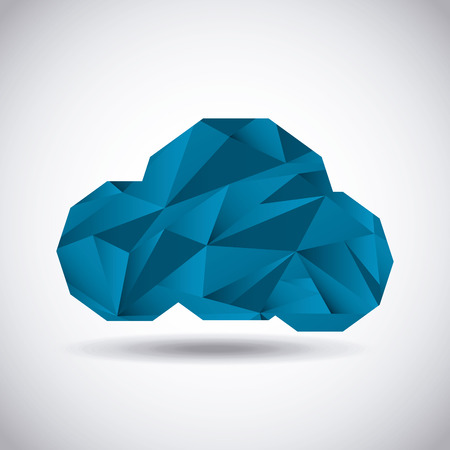 clouds abstract design, vector illustration のイラスト素材