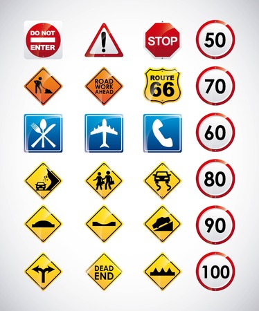 road infographics design, vector illustrationのイラスト素材