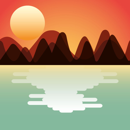 double exposure design, vector illustrationのイラスト素材