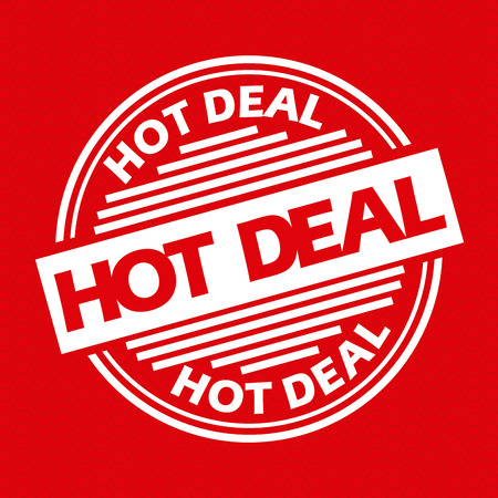 hot deal design, vector illustration のイラスト素材
