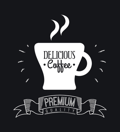 delicious coffee design, vector illustration eps10 graphicのイラスト素材