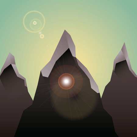 double exposure design, vector illustration のイラスト素材