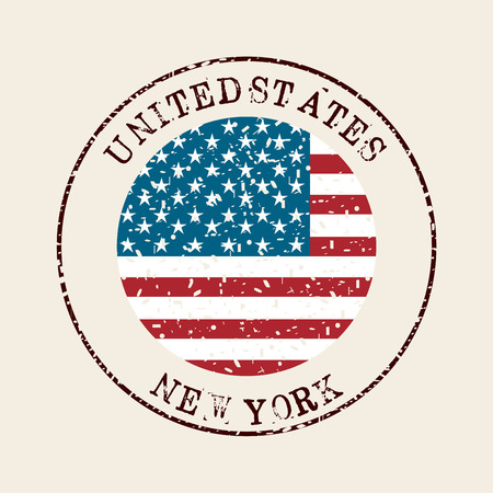 stamp mail design, vector illustration のイラスト素材