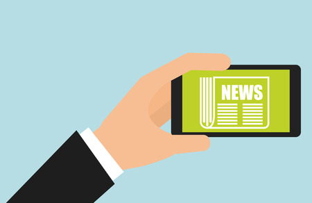 news concept design, vector illustration のイラスト素材