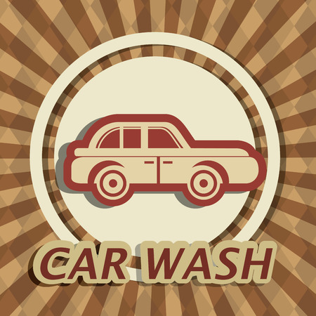 Car wash digital design, vector illustration eps 10.のイラスト素材