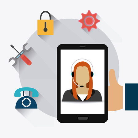 Customer digital design, vector illustration eps 10.のイラスト素材