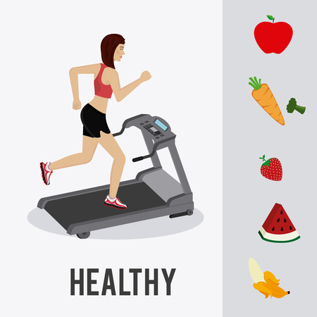 Fitness lifestyle design, vector illustration eps 10.のイラスト素材