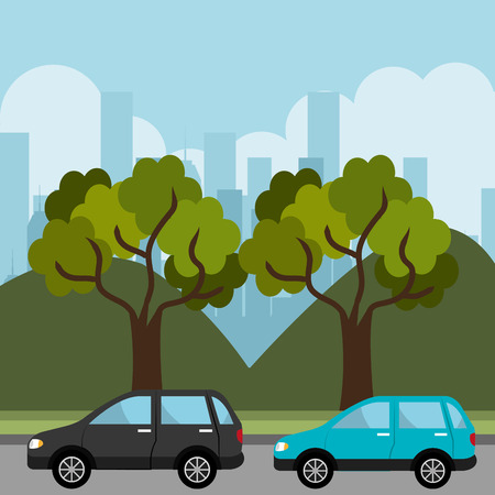 City transport design, vector illustration eps 10.のイラスト素材