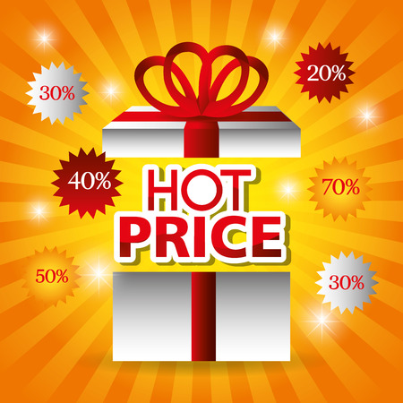 Hot price digital design, vector illustration eps 10.のイラスト素材