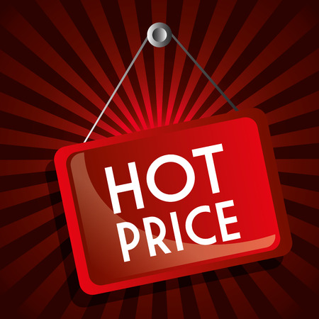 Hot price digital design, vector illustration eps 10.のイラスト素材