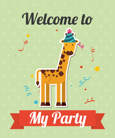 party invitation design, vector illustration eps10 graphicのイラスト素材